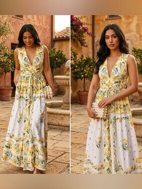 Antonio Melani × Style by Simkins Hannah Poplin V-Neck Sleeveless 10
NWT $229